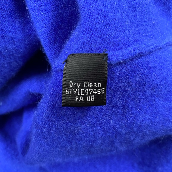 J.Crew 100% Cashmere Blue Sweaterdress Sweater Dress JCrew Small S - Picture 6 of 7